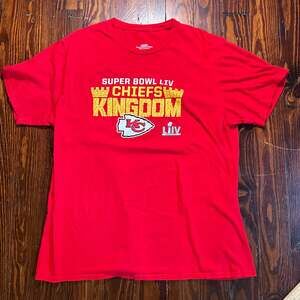 American Vintage  XL Sports Graphic T-Shirt Red Regular